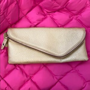 Gold vegan Clutch